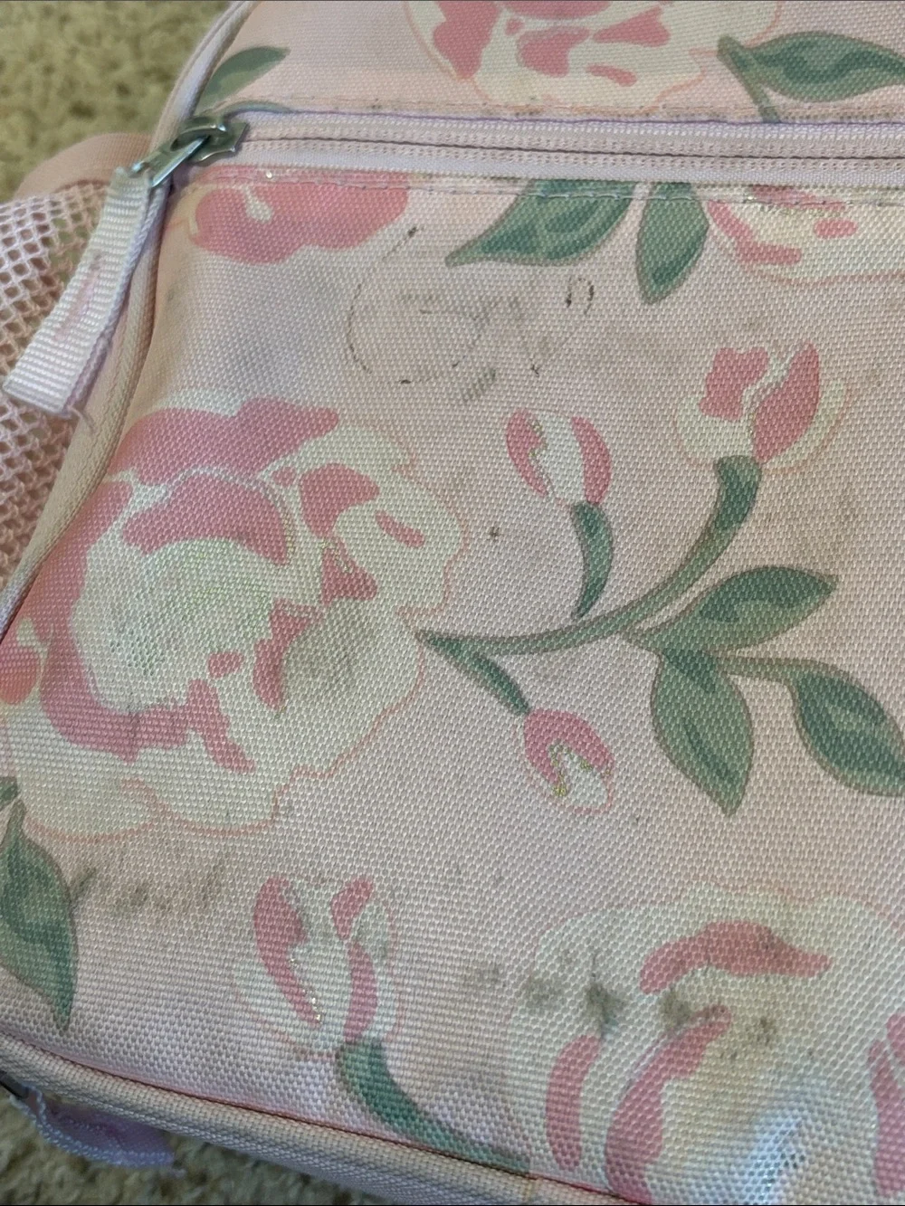 Pottery Barn Insulated Pink Floral Zip Up Lunch Box | school | girly | basics